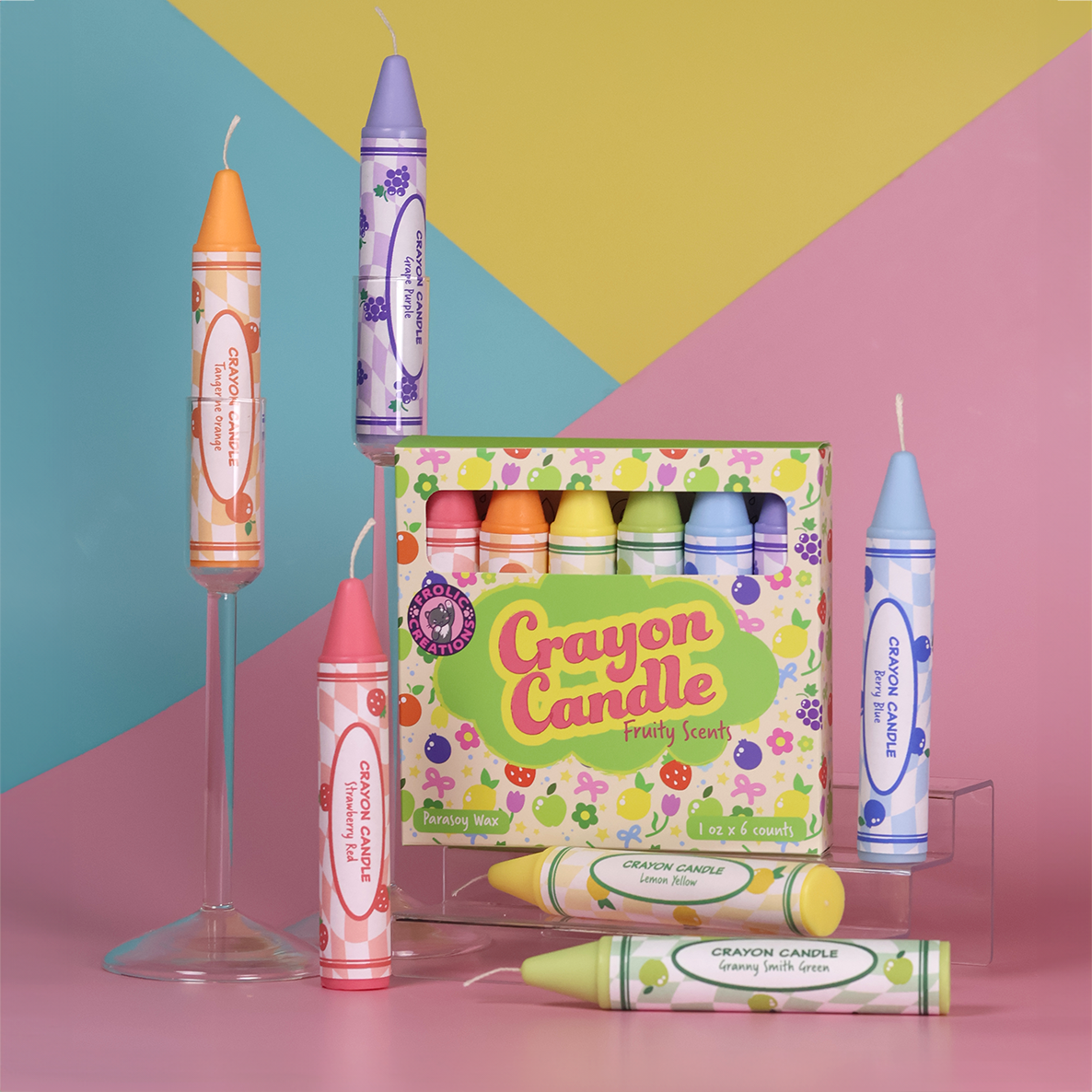 Crayon Candle Box