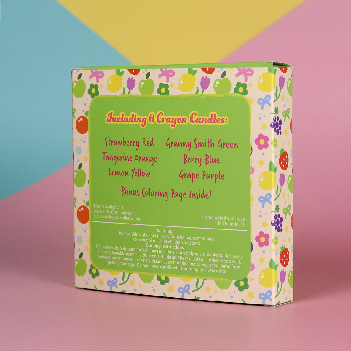 Crayon Candle Box