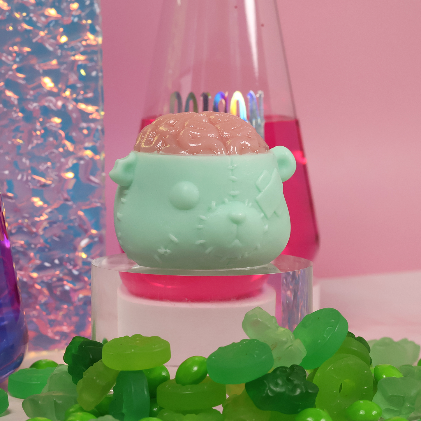 Green ZomBear Soap