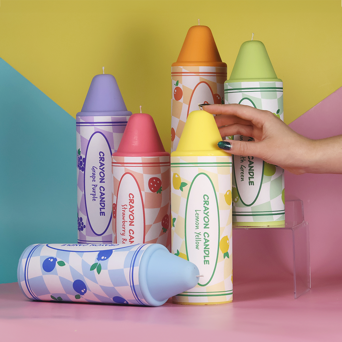 XXL Crayon Candle