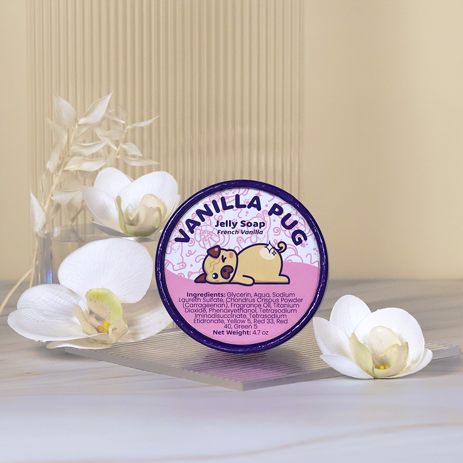 Vanilla Pug Jelly Soap