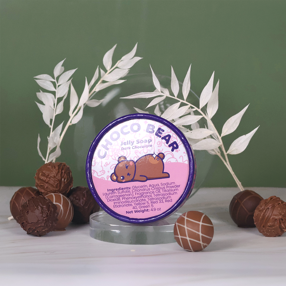 Choco Bear Jelly Soap