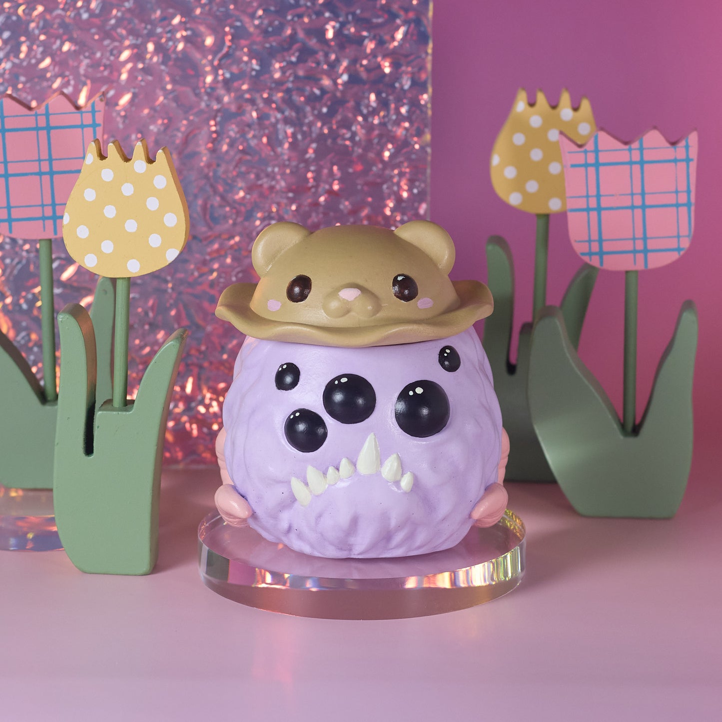 Teddy Bear Hat Lid