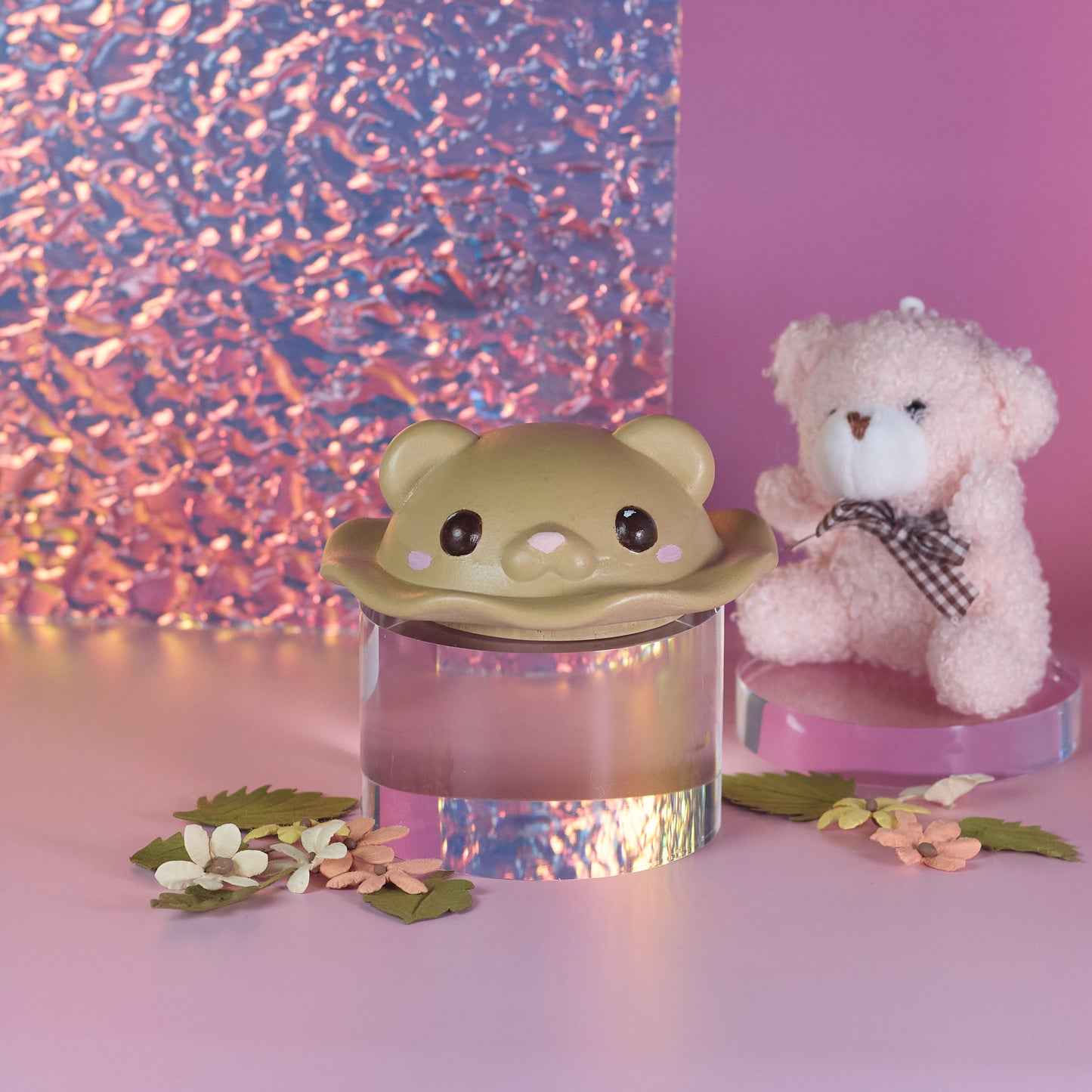 Teddy Bear Hat Lid