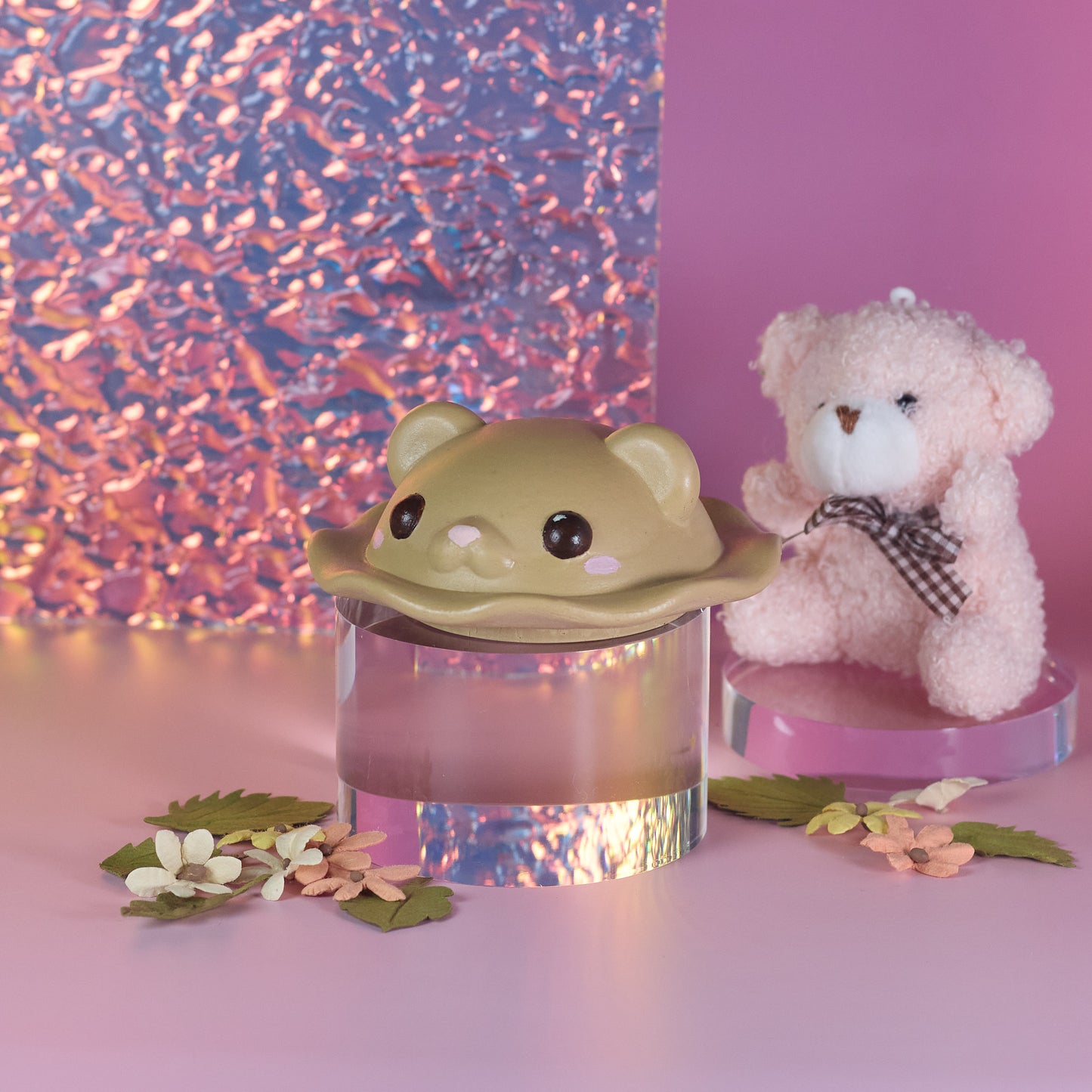 Teddy Bear Hat Lid