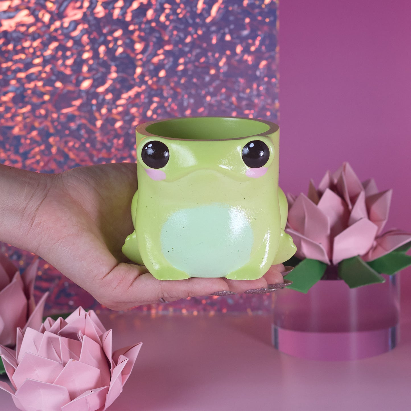 Fern The Frog Candle Jar