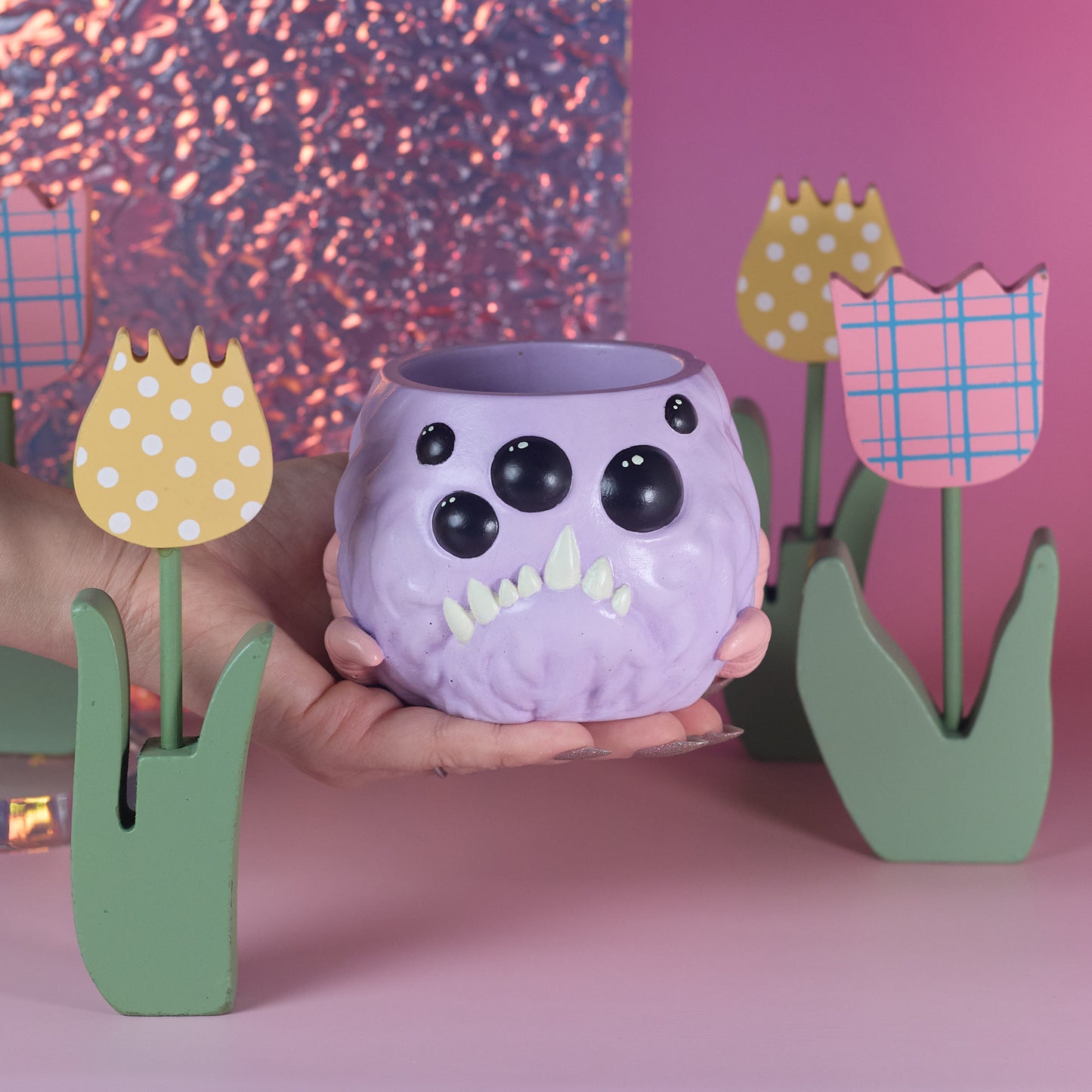 Momo The Monster Candle Jar