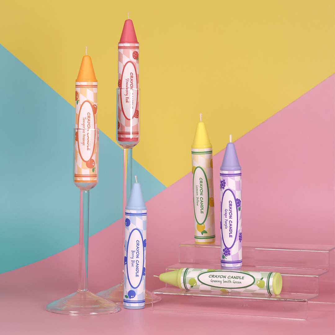 Mini Crayon Candle