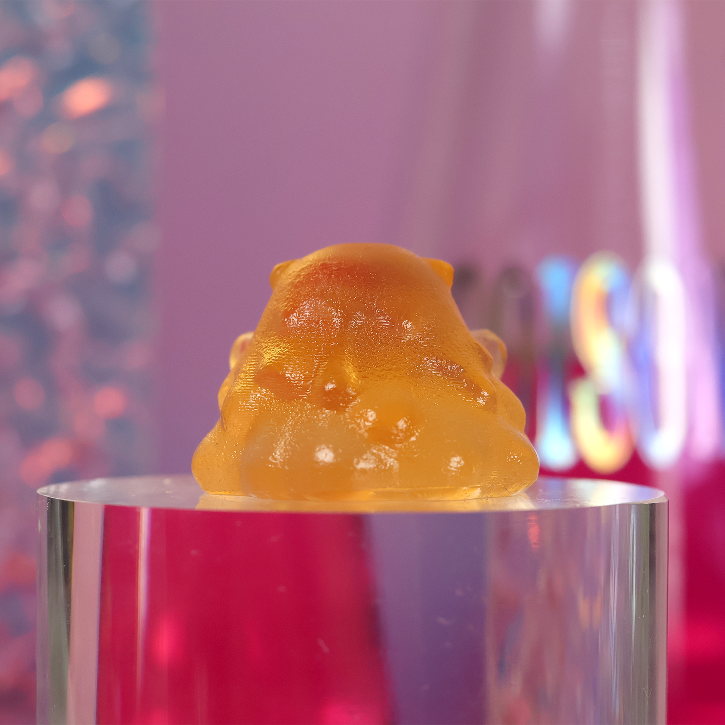 Mini Orange Slime Jelly Soaps