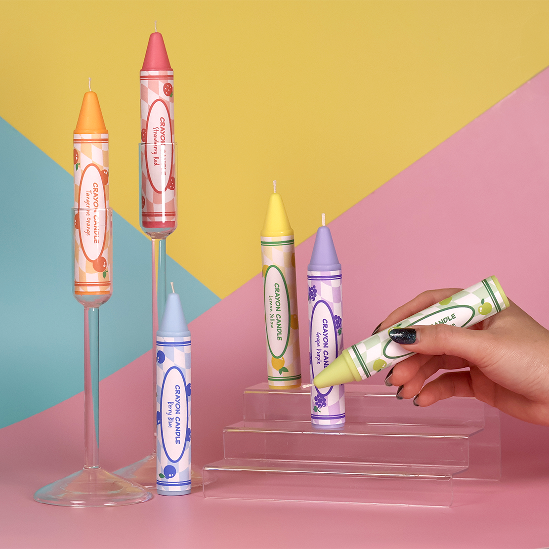 Mini Crayon Candle
