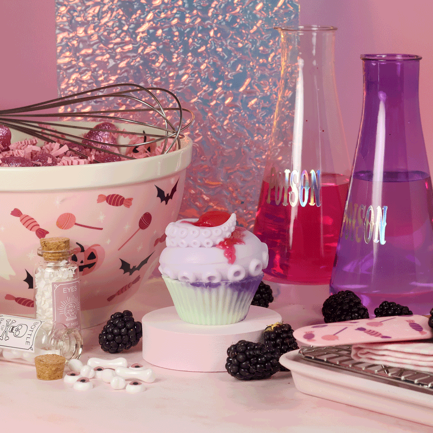 Blackberry Kraken Cupcake