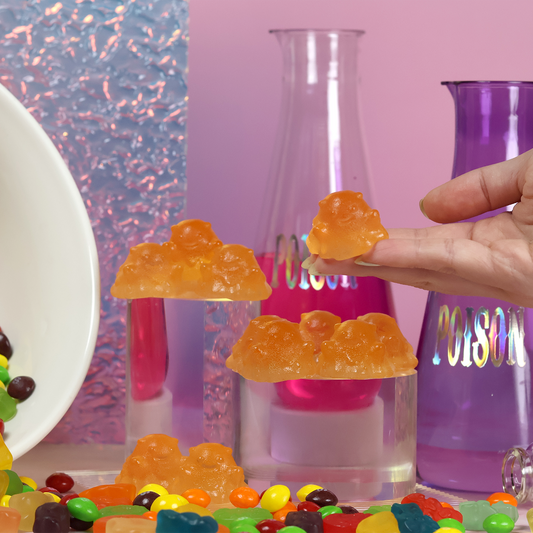 Mini Orange Slime Jelly Soaps