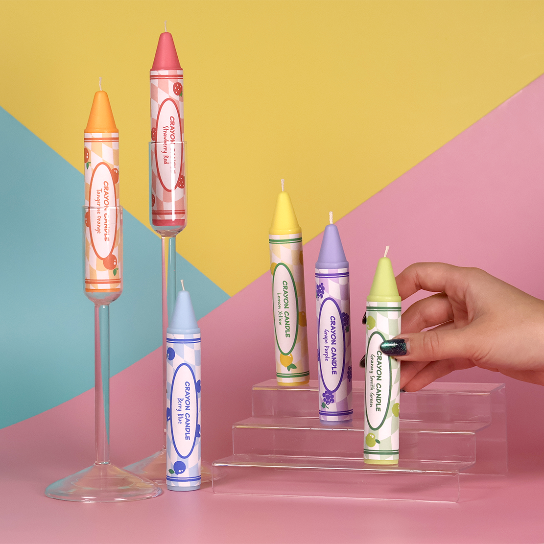 Mini Crayon Candle