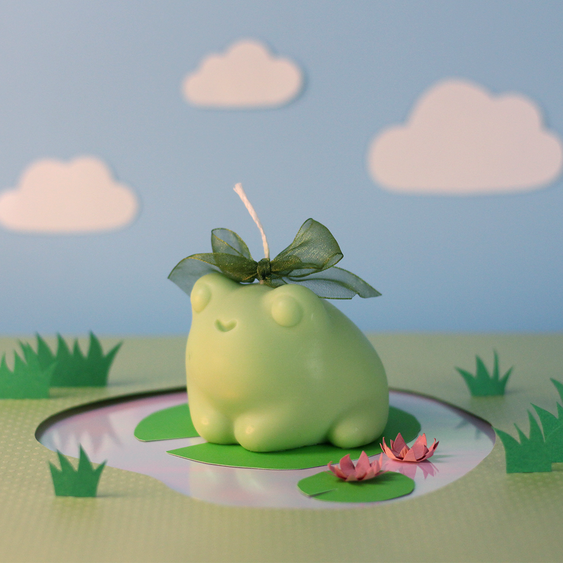 Froggy Candle - Frolic Creations - Candle - Cute Self Care - Kawaii Atheistic - Quirky Gift - Gift For Her