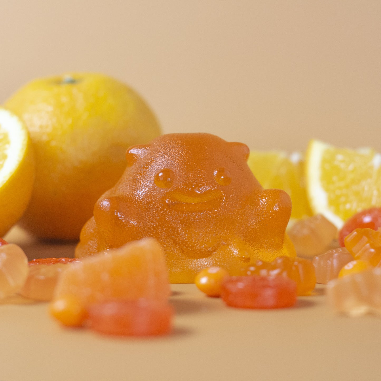 Orange Slime Jelly Soap - Frolic Creations - Soap - Cute Self Care - Kawaii Atheistic - Quirky Gift - Gift For Her