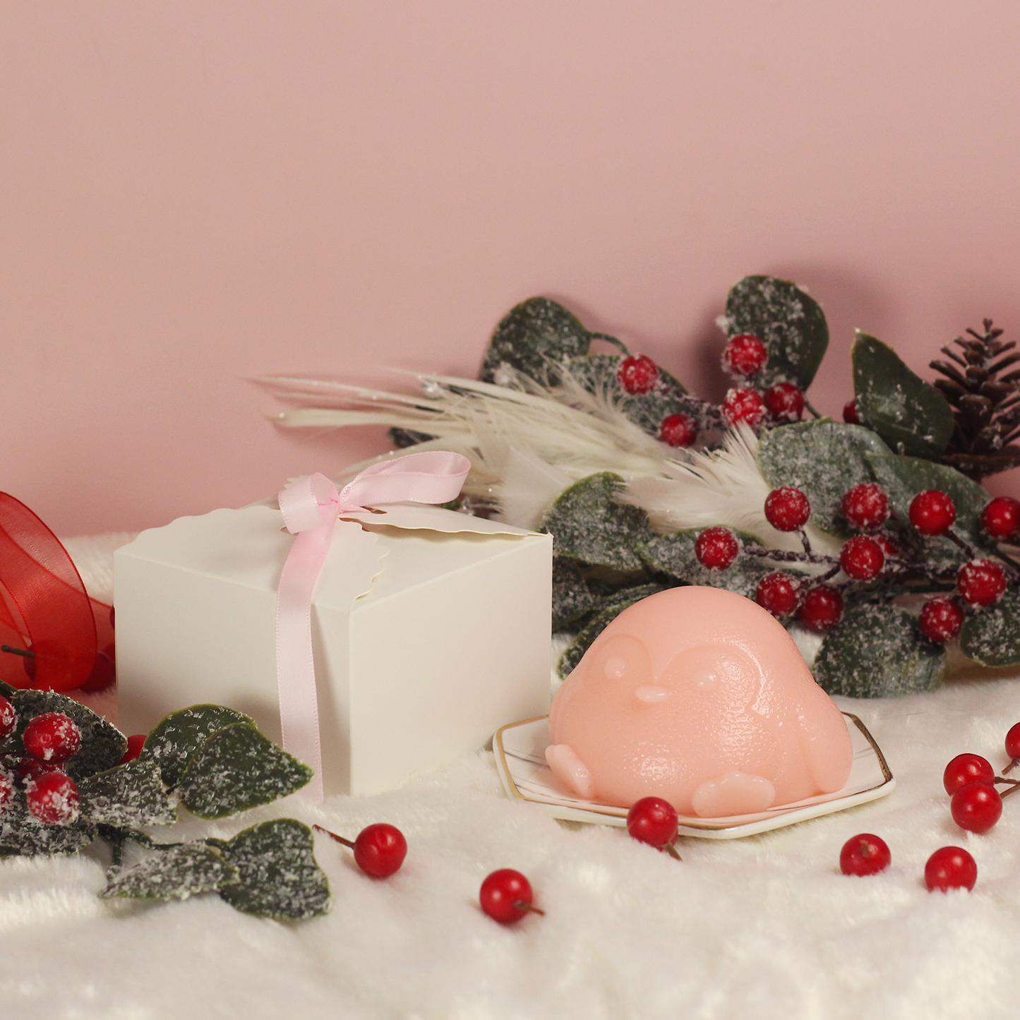 Berries Penguin Jelly Soap - Frolic Creations - Soap - Cute Self Care - Kawaii Atheistic - Quirky Gift - Gift For Her