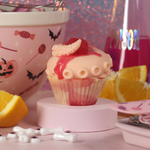 Load image into Gallery viewer, Orange Tentacle Cupcake
