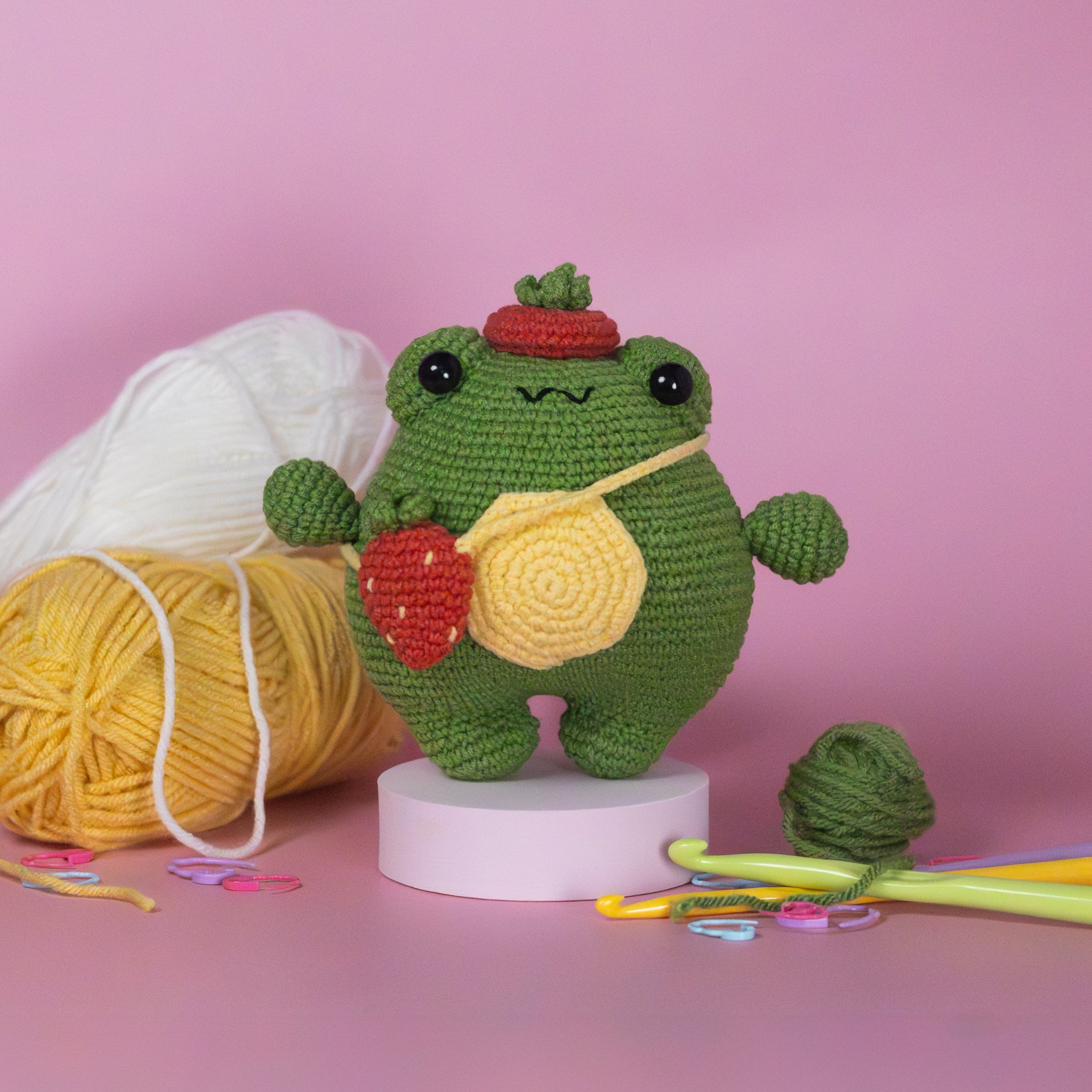 Limited] Crochet Frog Plushie – Frolic Creations