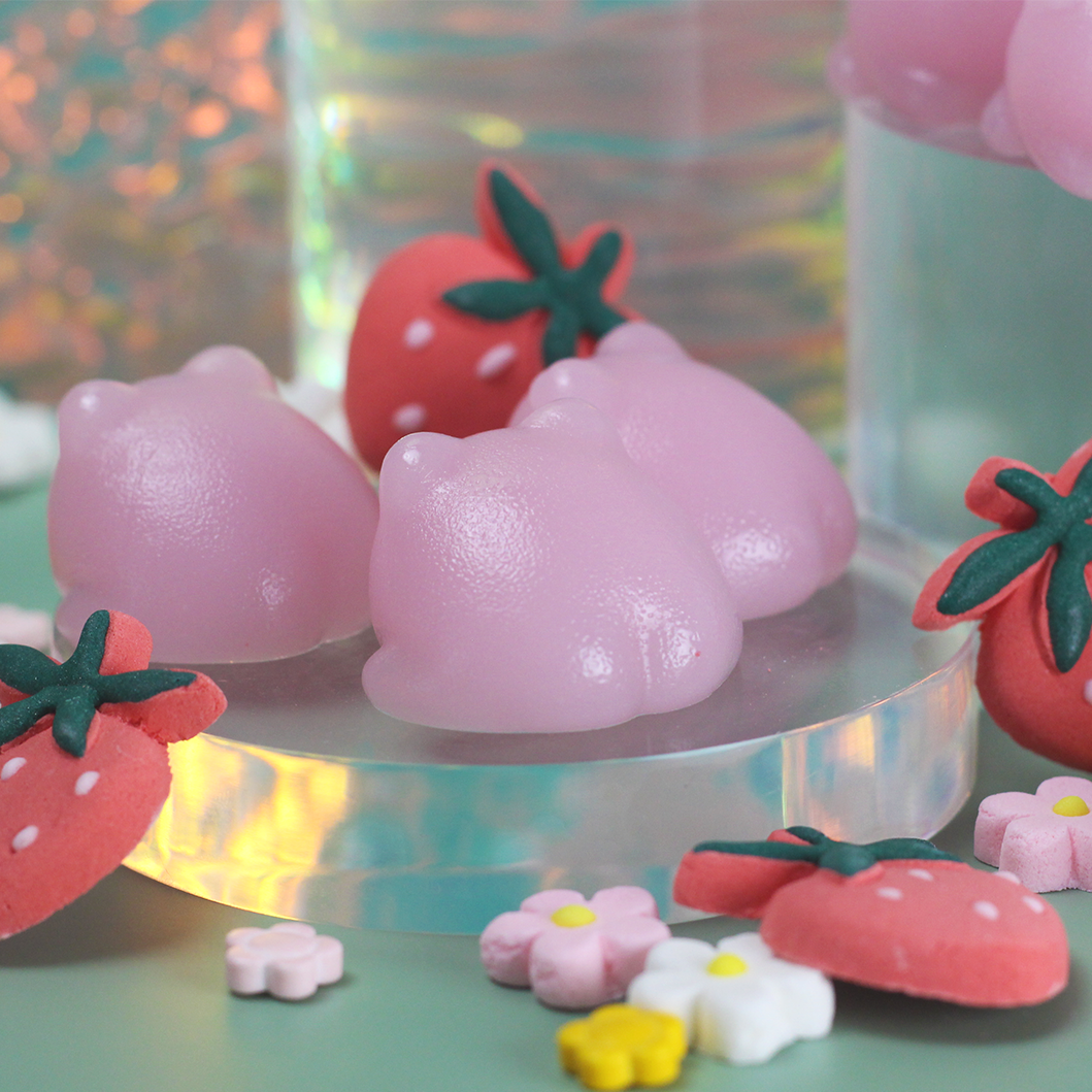 Mini Strawberry Froggies Jelly Soap