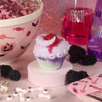 Load image into Gallery viewer, Blackberry Tentacle Cupcake
