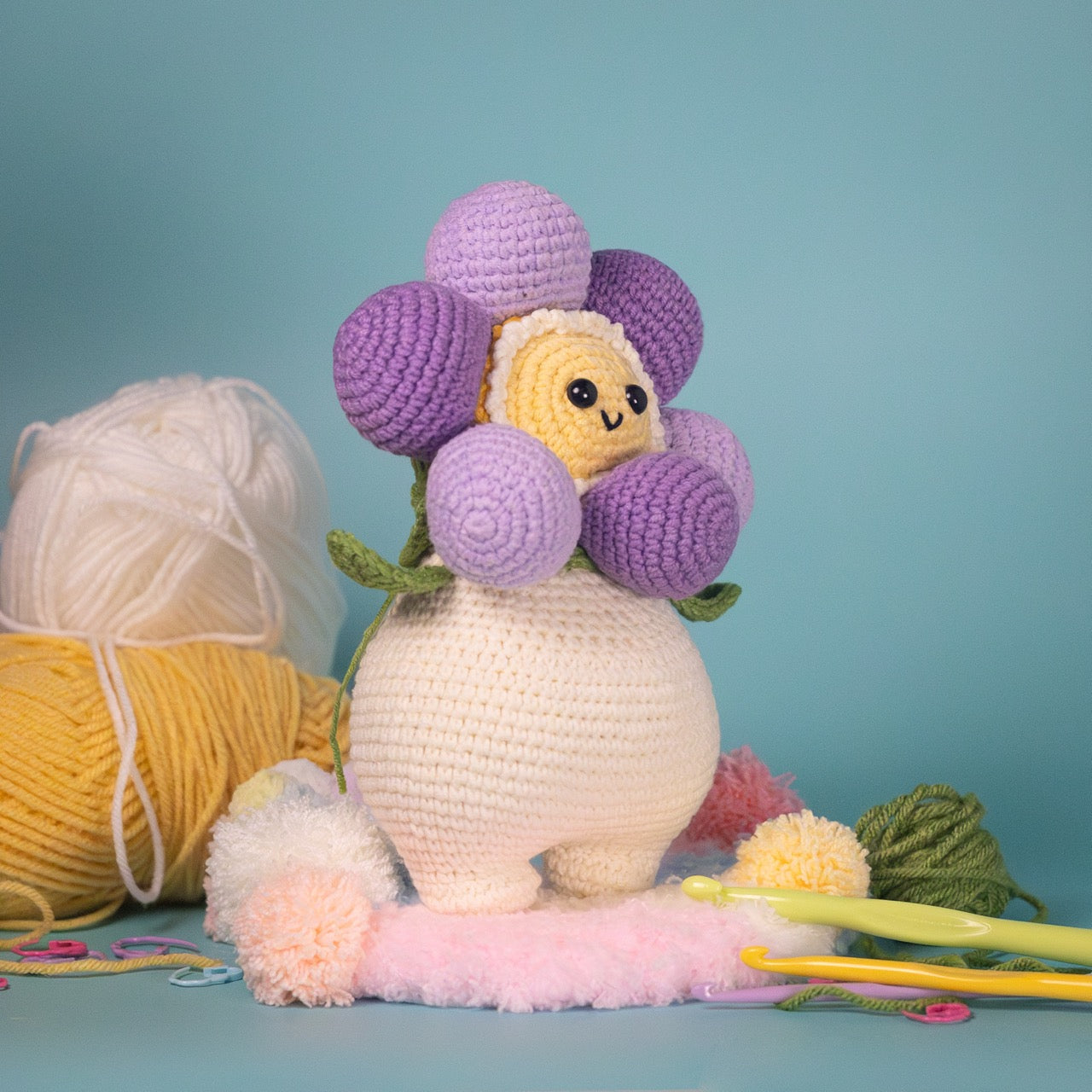 [Limited] Crochet Flower Plushie