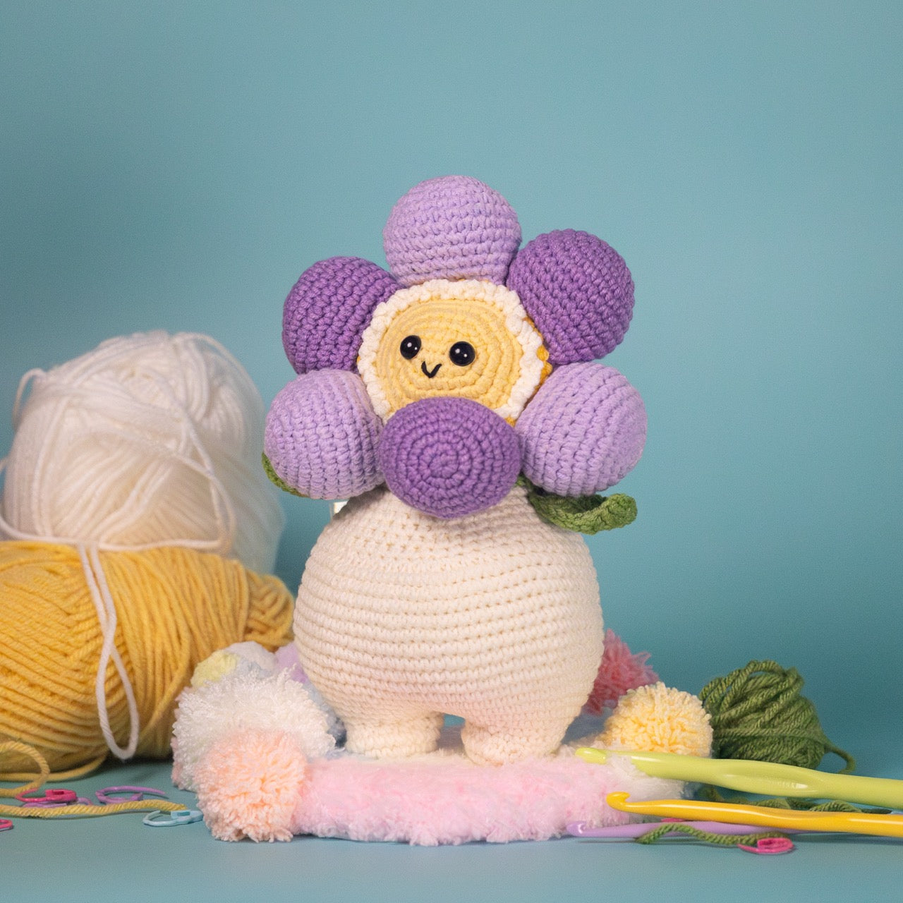 Limited] Crochet Flower Plushie – Frolic Creations