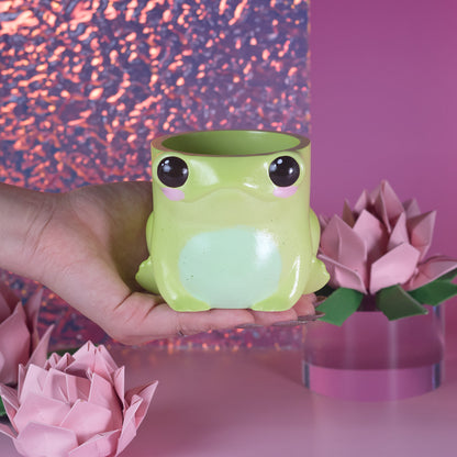 Fern The Frog Candle Jar