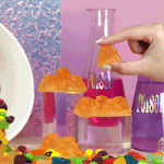 Load image into Gallery viewer, Mini Orange Slime Jelly Soaps
