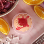 Load image into Gallery viewer, Orange Tentacle Cupcake
