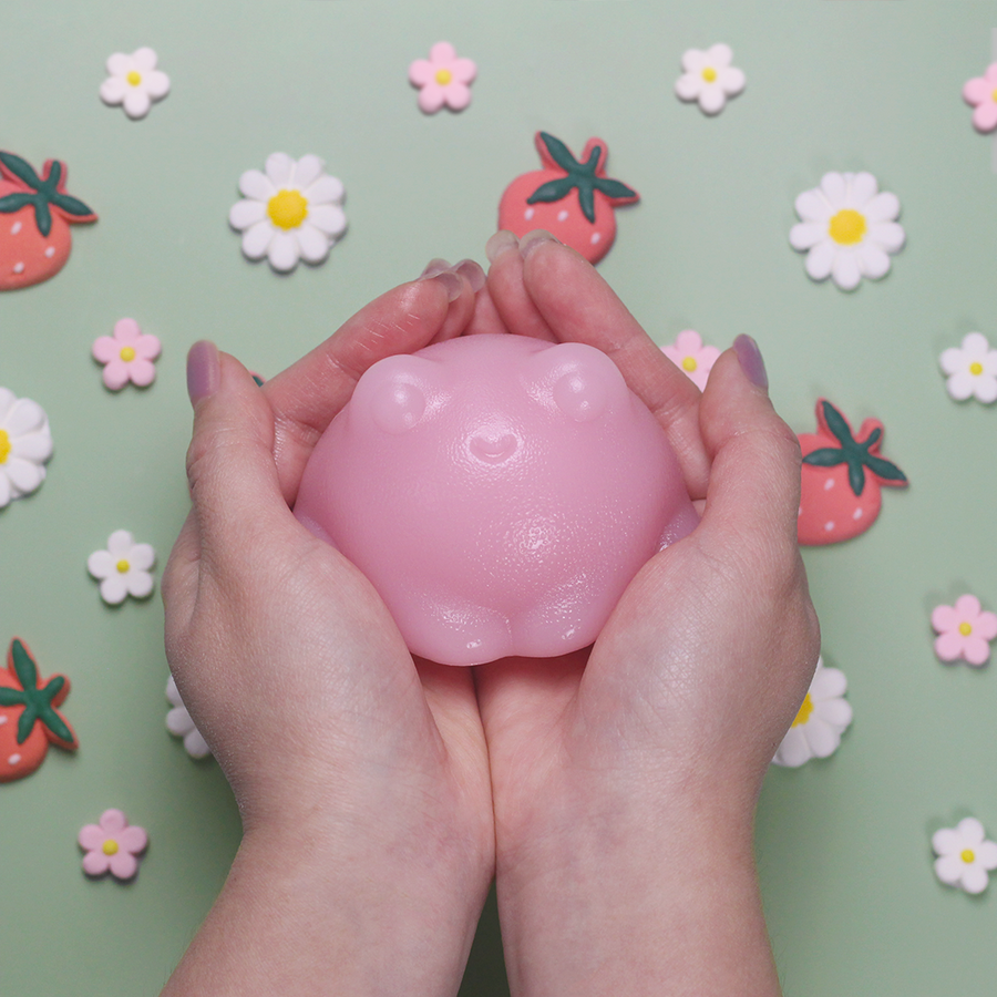 Strawberry Froggy Jelly Soap Frolic Creations