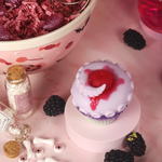 Load image into Gallery viewer, Blackberry Tentacle Cupcake

