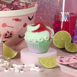 Load image into Gallery viewer, Lime Tentacle Cupcake
