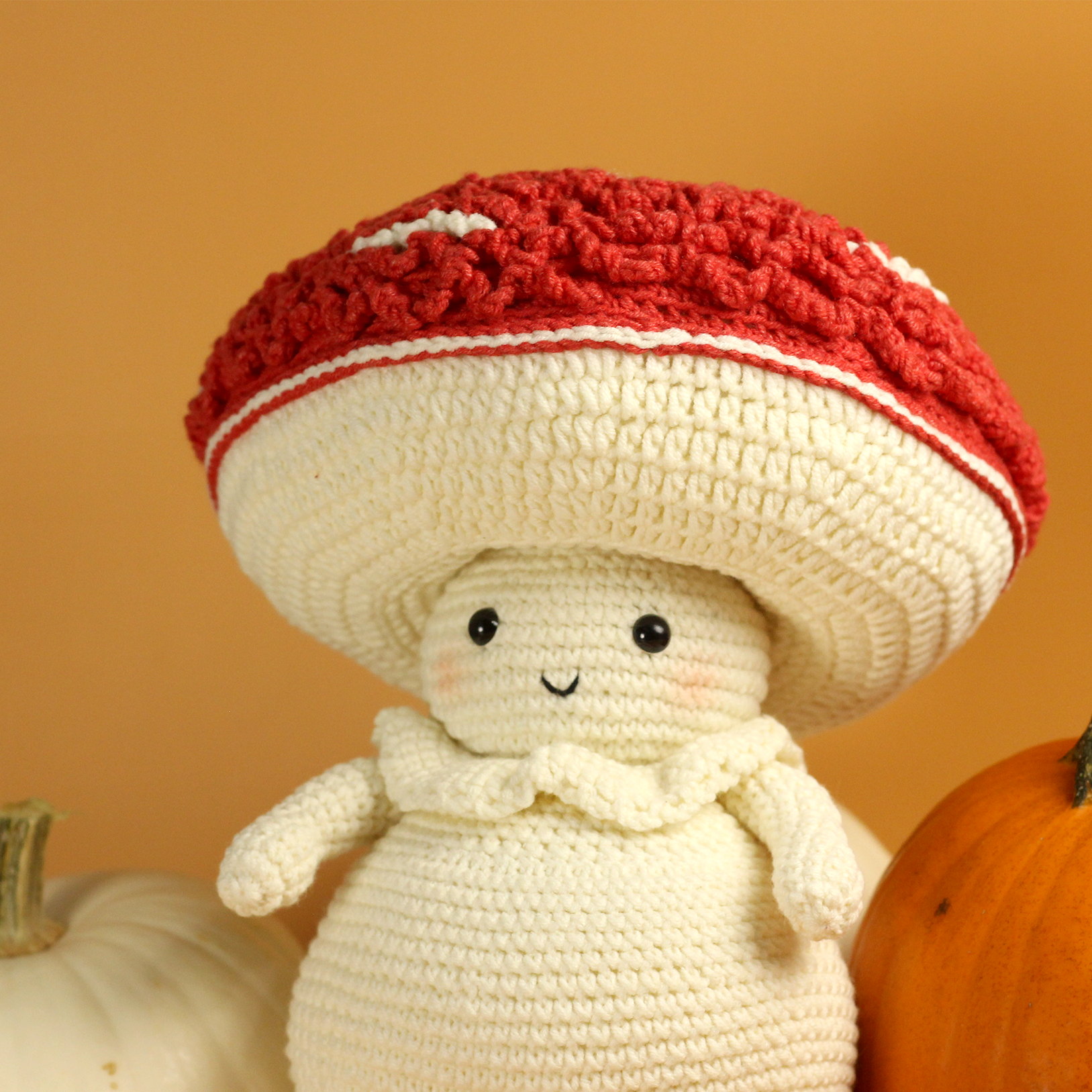 [Limited] Crochet Mushroom Doll - Frolic Creations - Plushie - Cute Self Care - Kawaii Atheistic - Quirky Gift - Gift For Her