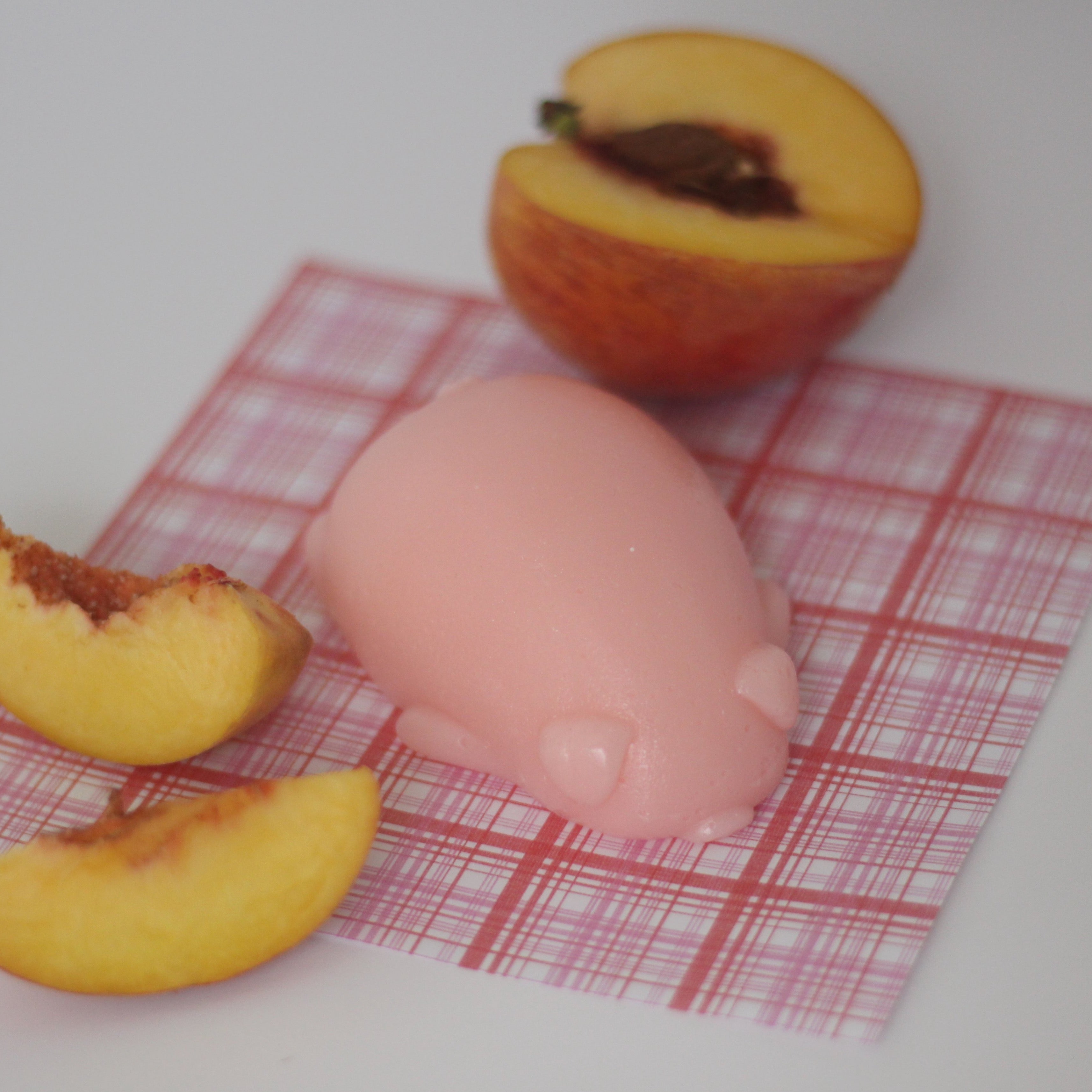 Peachy Piggy Jelly Soap - Frolic Creations - Soap - Cute Self Care - Kawaii Atheistic - Quirky Gift - Gift For Her