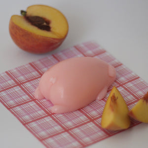 Peachy Piggy Jelly Soap - Frolic Creations - Soap - Cute Self Care - Kawaii Atheistic - Quirky Gift - Gift For Her