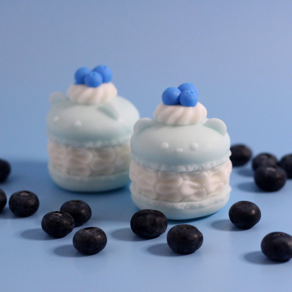 BlueBeary Macarons Soap - Frolic Creations - Soap - Cute Self Care - Kawaii Atheistic - Quirky Gift - Gift For Her