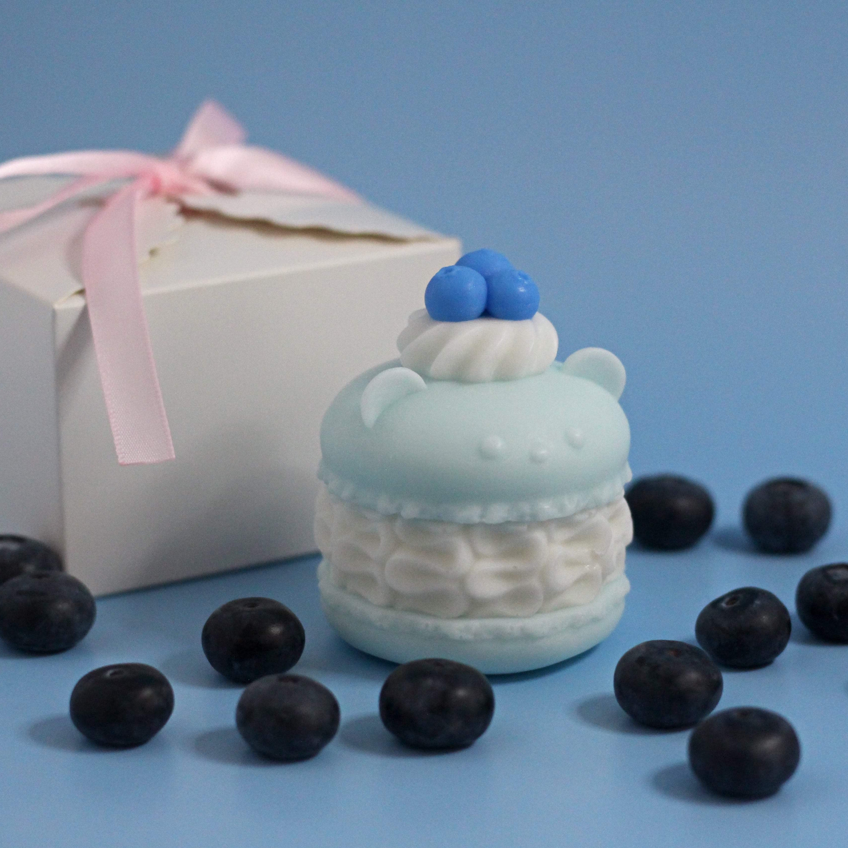 BlueBeary Macarons Soap - Frolic Creations - Soap - Cute Self Care - Kawaii Atheistic - Quirky Gift - Gift For Her