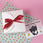 Load image into Gallery viewer, Gift Wrap - Frolic Creations - Gift Set - Cute Self Care - Kawaii Atheistic - Quirky Gift - Gift For Her
