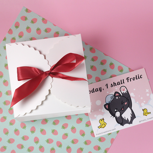 Gift Wrap - Frolic Creations - Gift Set - Cute Self Care - Kawaii Atheistic - Quirky Gift - Gift For Her