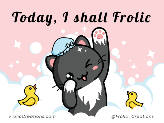Frolic Creations Gift Card - Frolic Creations - Gift Set - Cute Self Care - Kawaii Atheistic - Quirky Gift - Gift For Her